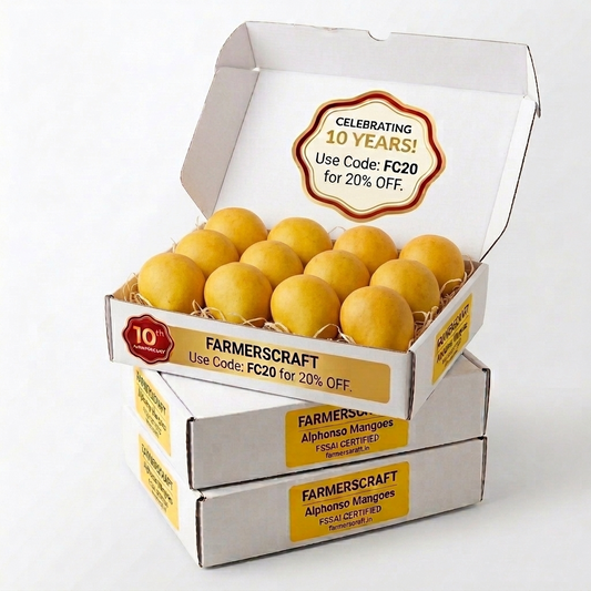 Ratnagiri Alphonso Mangoes 2kg (150-170)gm Each