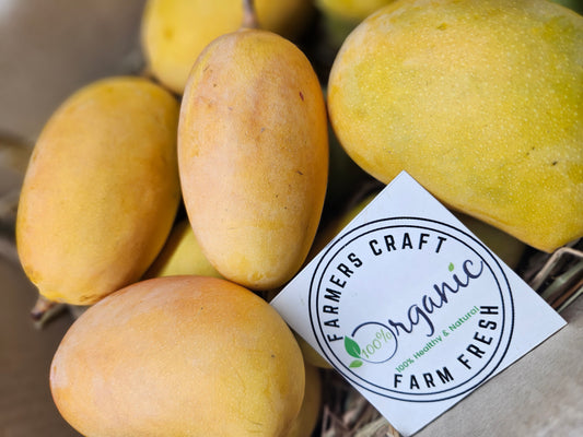 Gir Kesar Mangoes (A1 size) - 4kg (Premium) Naturally Ripened