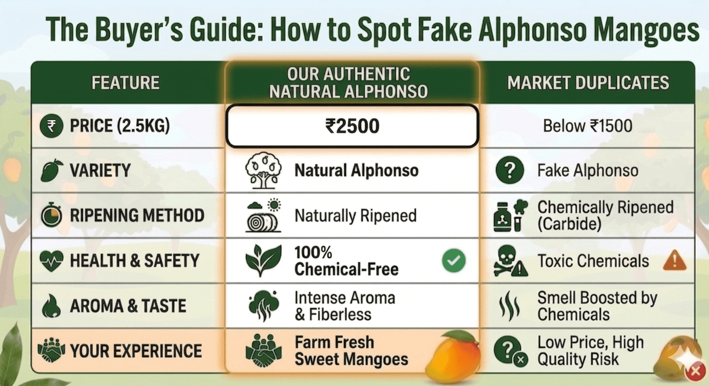 The OG Taste Ratnagiri Alphonso Mangoes, 1 Dozen - Farm to Home (200–225g Each)