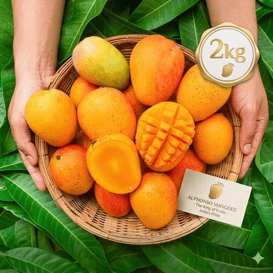 Ratnagiri Alphonso Mangoes (130-150)gm Each, 2kg Box