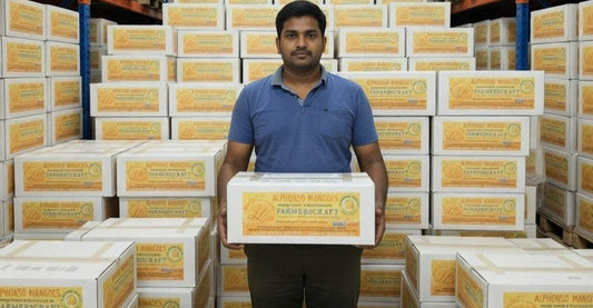 The OG Taste Ratnagiri Alphonso Mangoes, 1 Dozen - Farm to Home (200–225g Each)