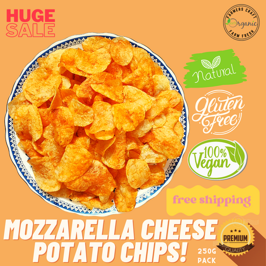 Mozzarella Cheese Potato chips - 250grams