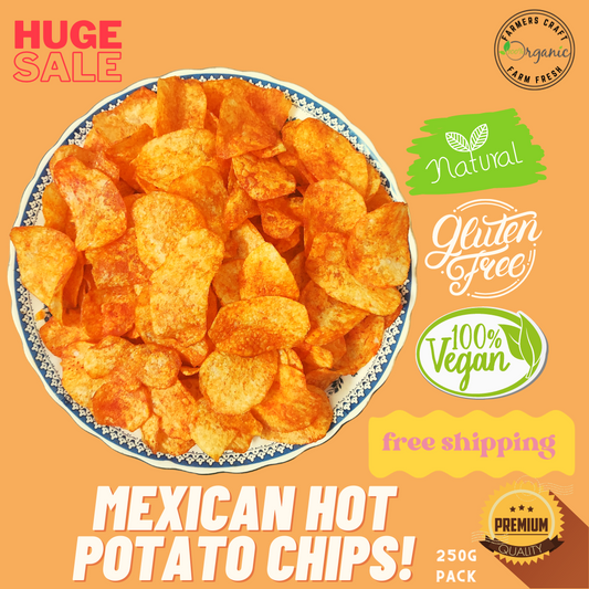 Mexican Hot Potato chips - 250grams