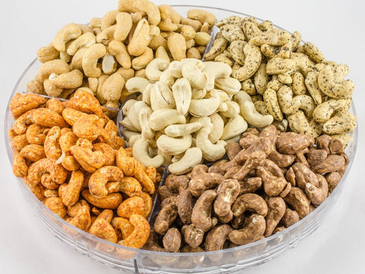 Organic Cashews- 9 Different Naturally Flavored 100 grams each - Total 900 grams
